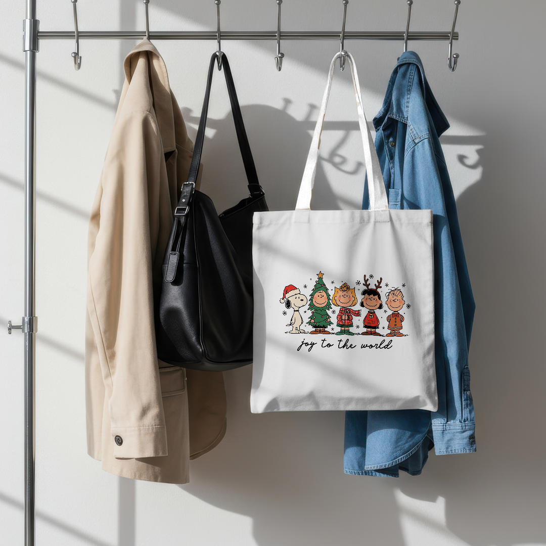 Tote Bag Snoopy Navideño