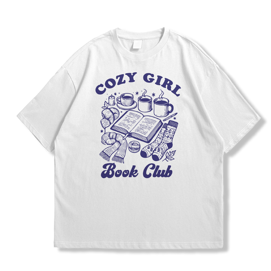 Camiseta Cozy Girl Book Club