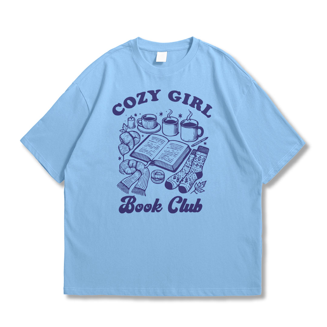 Camiseta Cozy Girl Book Club