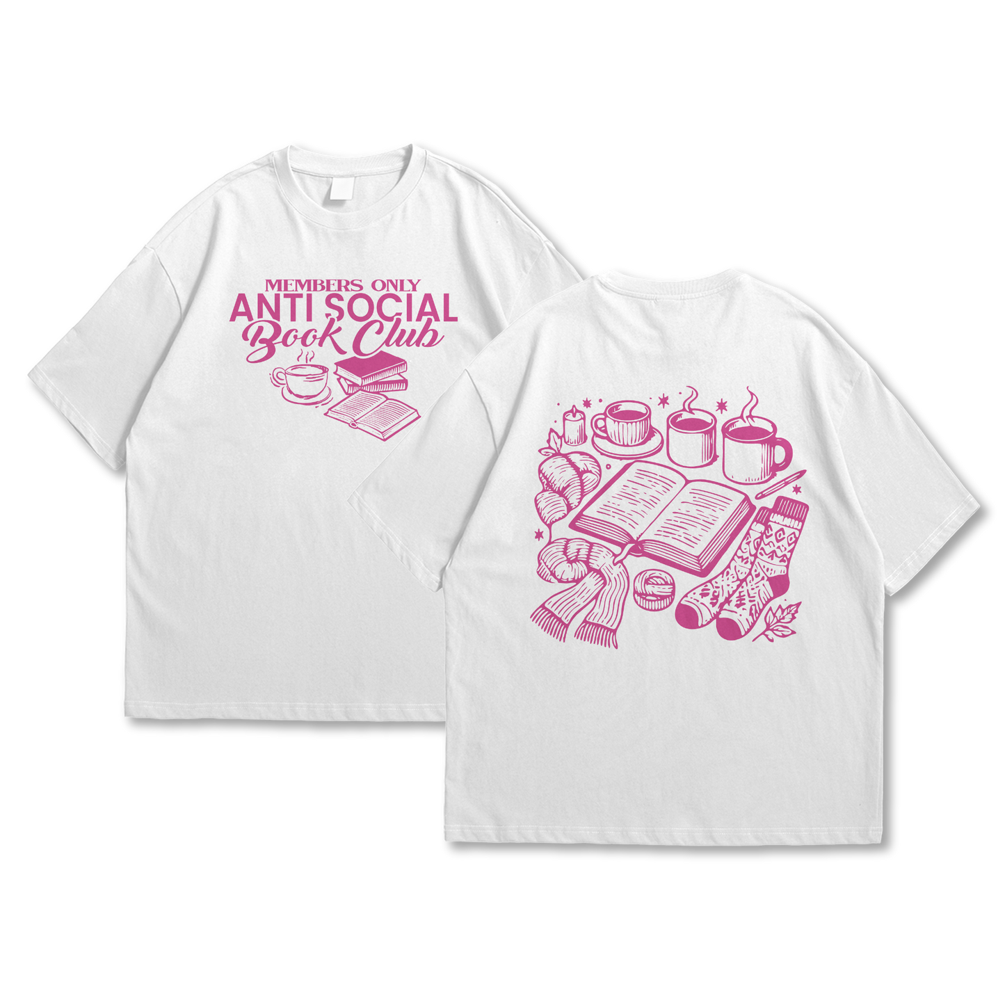 Camiseta Anti Social Book Club