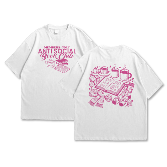 Camiseta Anti Social Book Club