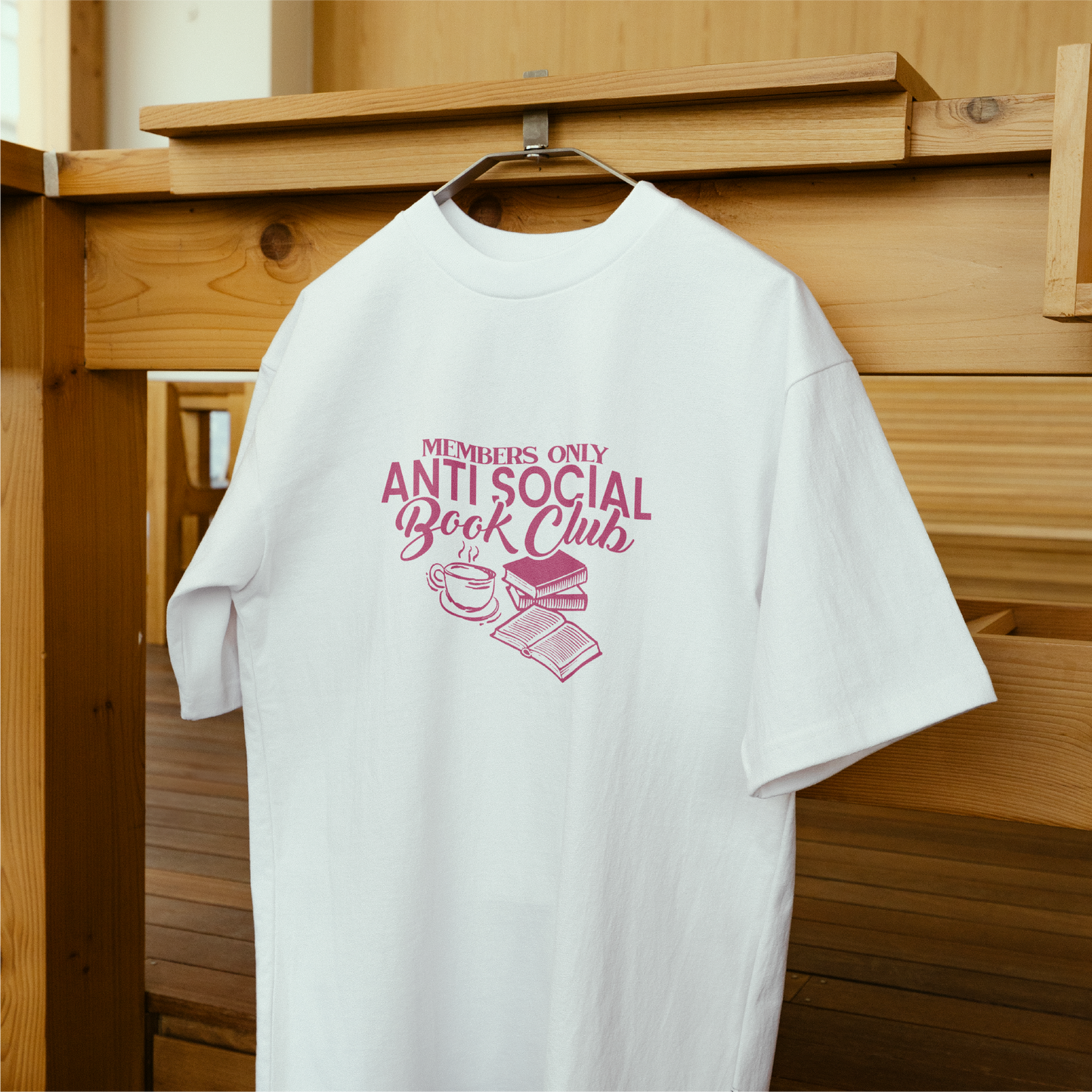 Camiseta Anti Social Book Club