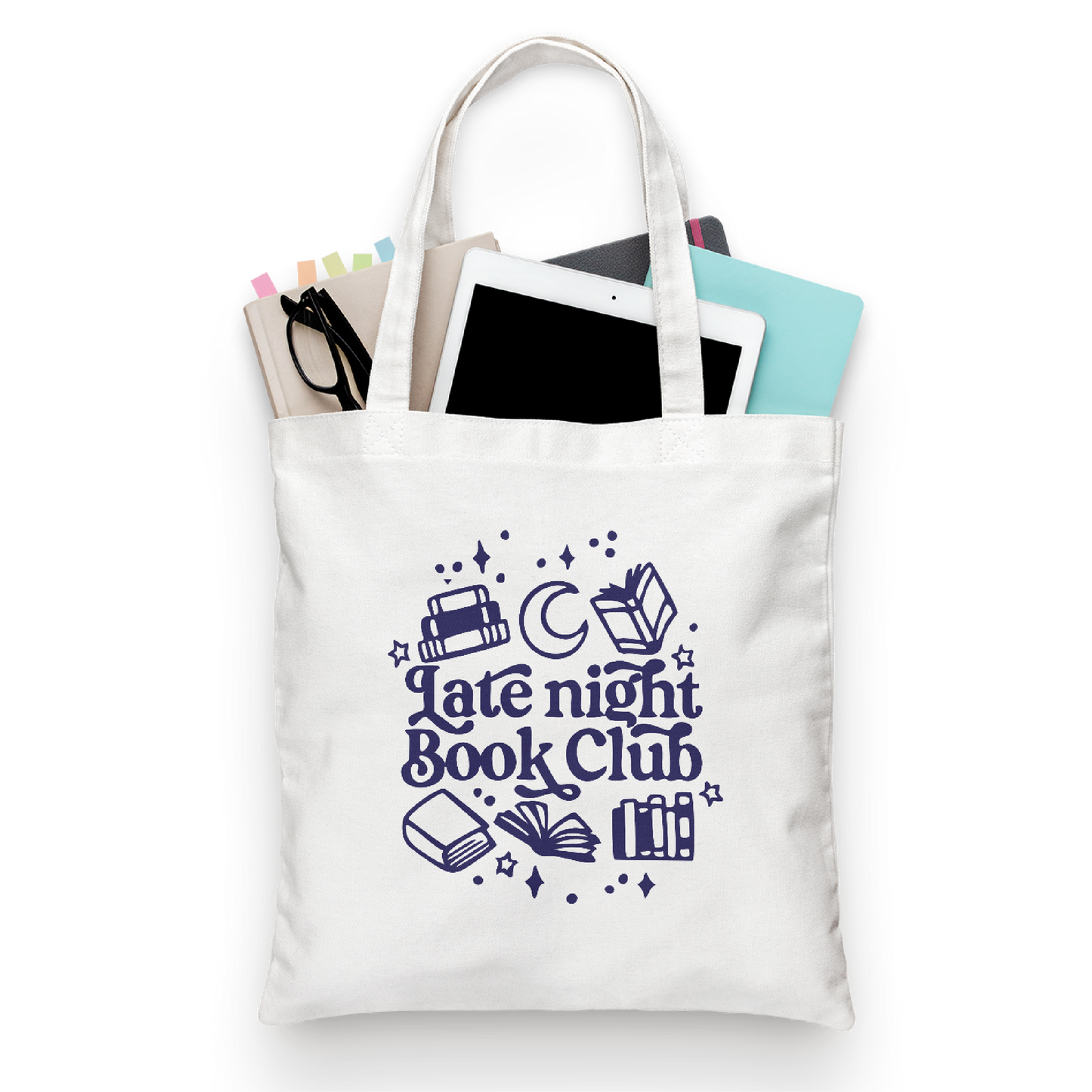 Tote Bag Late Night Book Club