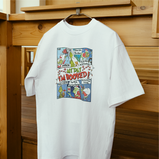 Camiseta Grinch I´m Booked Cartoon