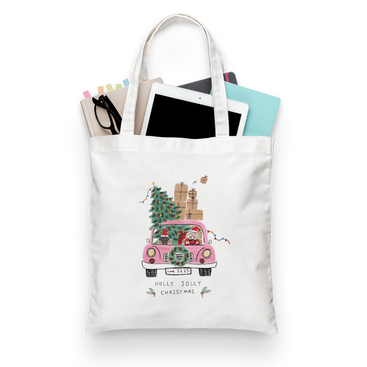 Tote Bag Holly Jolly