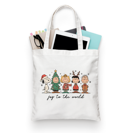 Tote Bag Snoopy Navideño