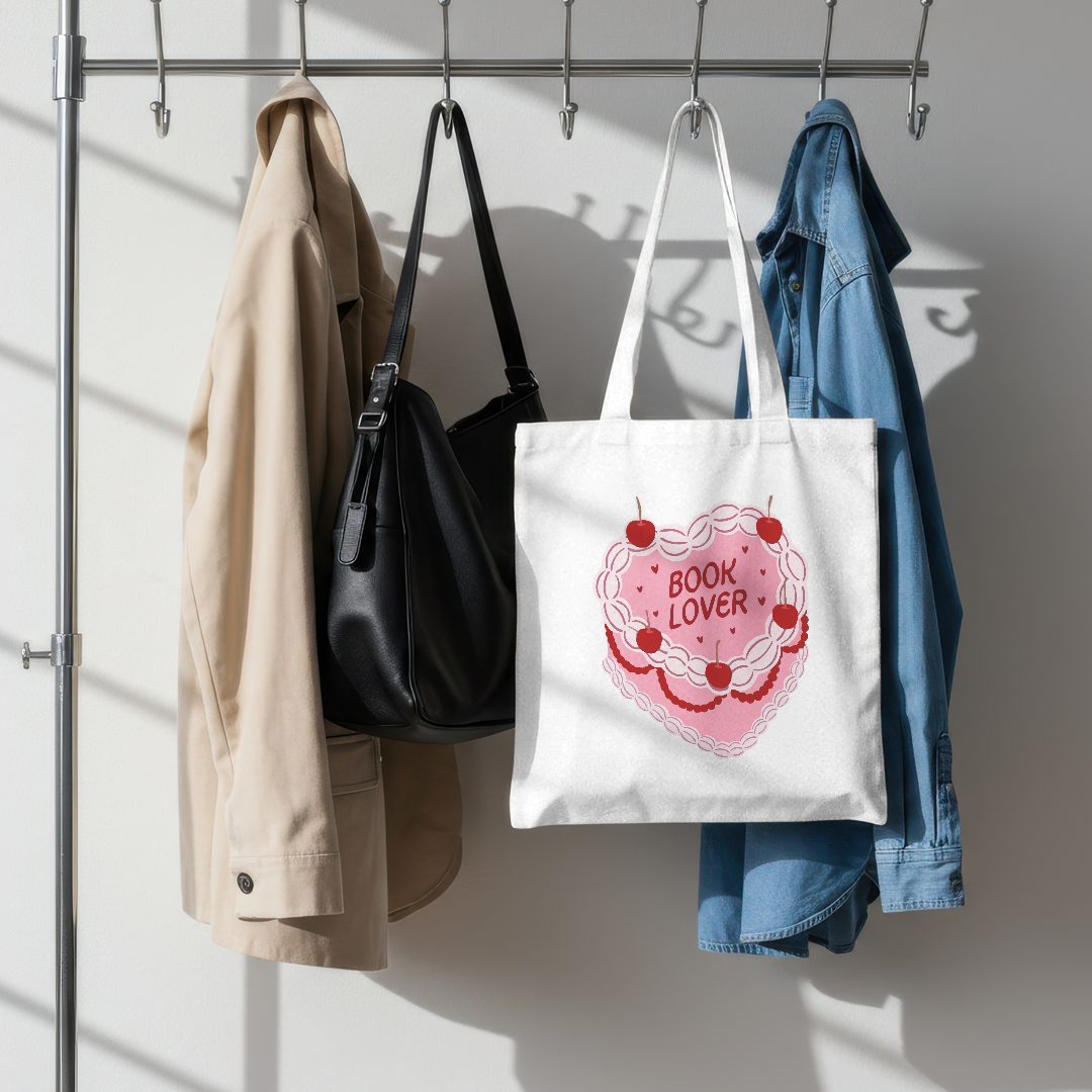 Tote Bag Book Lover Cake