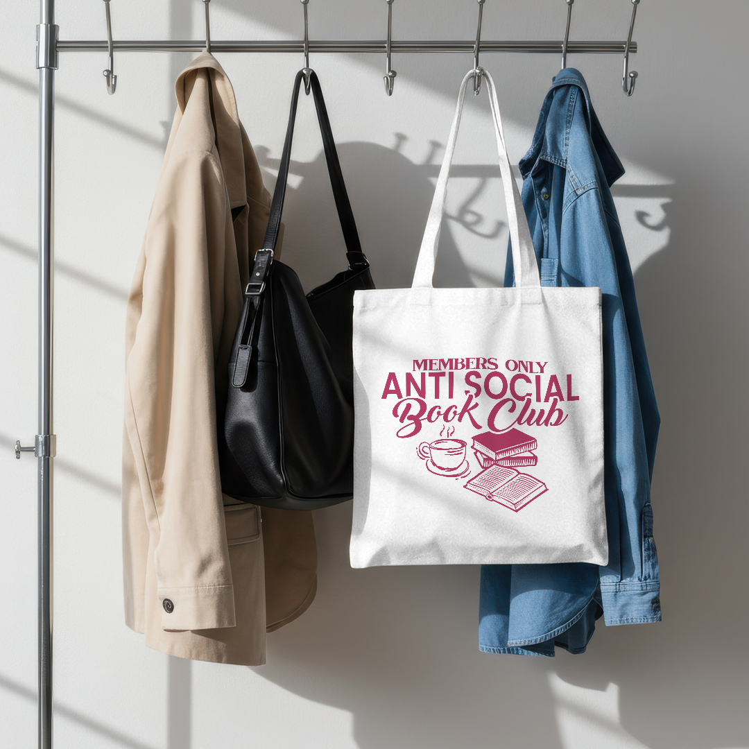 Tote Bag Anti Social Book Club