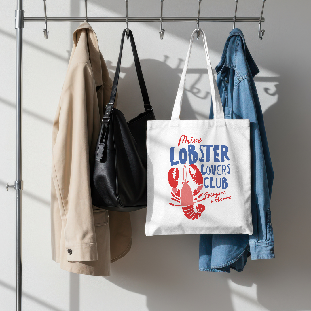 Tote Bag Lobster Lover Club