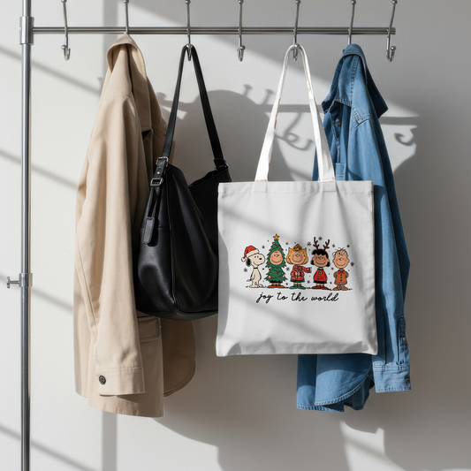 Tote Bag Snoopy Navideño