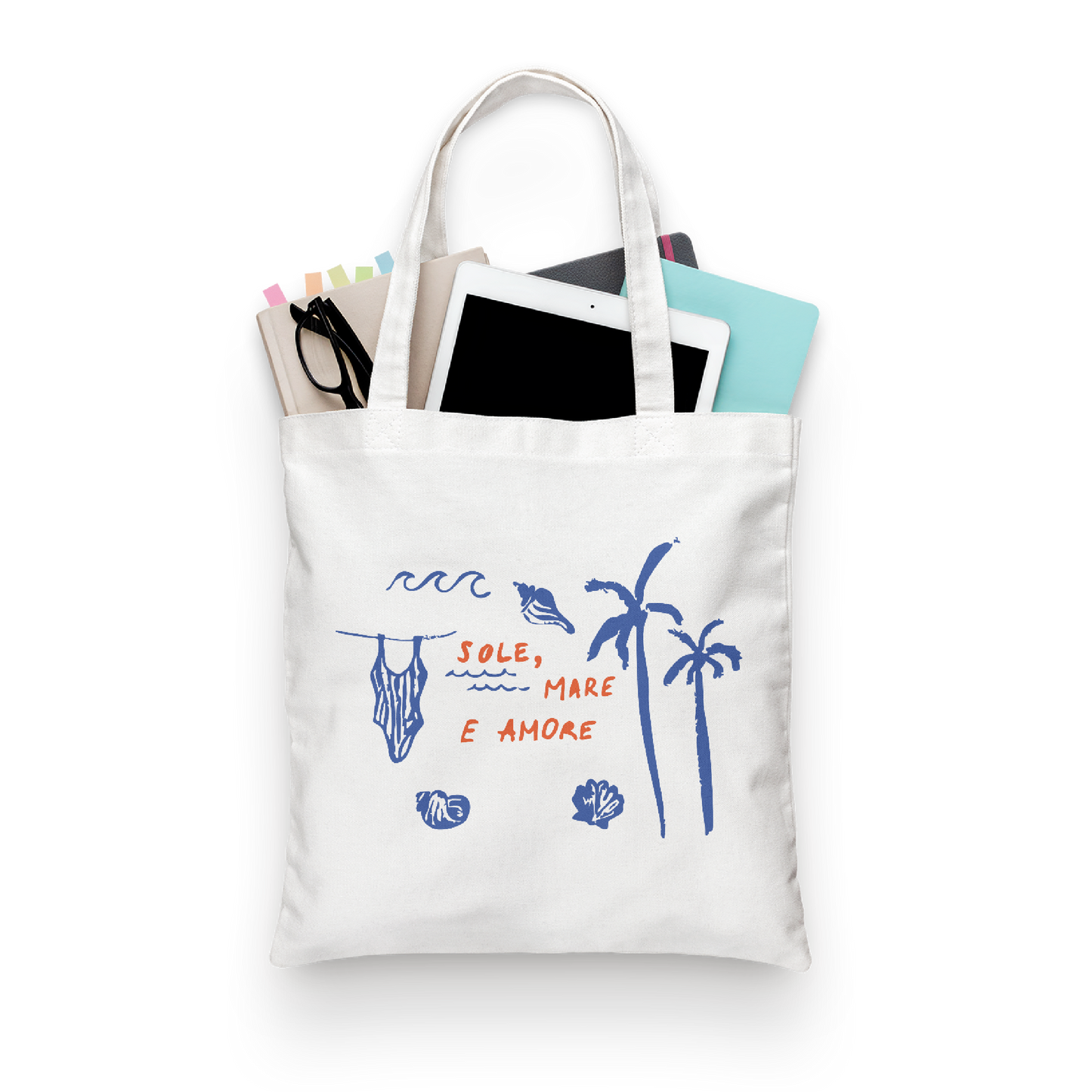 Tote Bag Sole, Mare e Amore